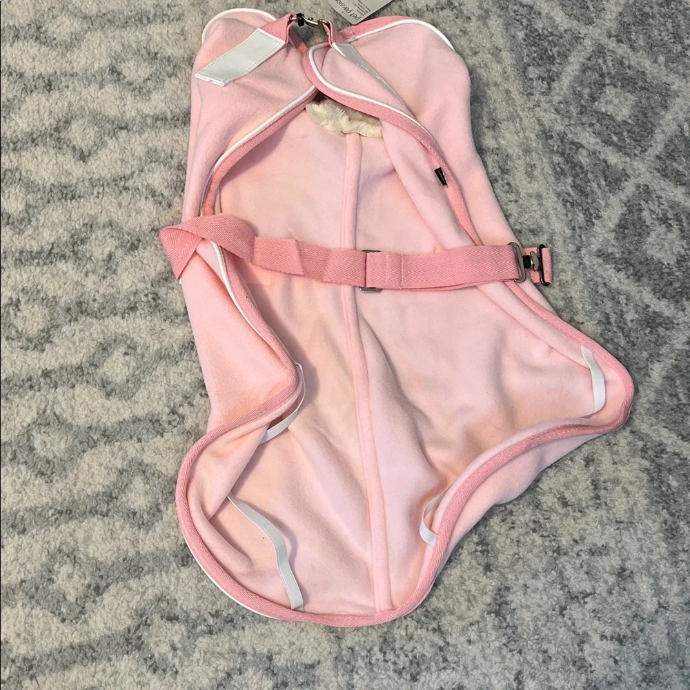 NEW Pink Dog Fleece Coat